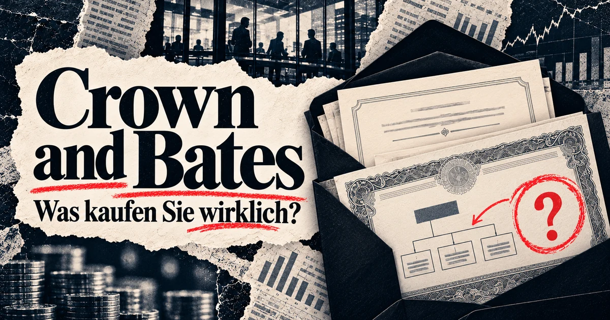 Crown and Bates: IPO-Warnung und Prüfung des Aktienangebots