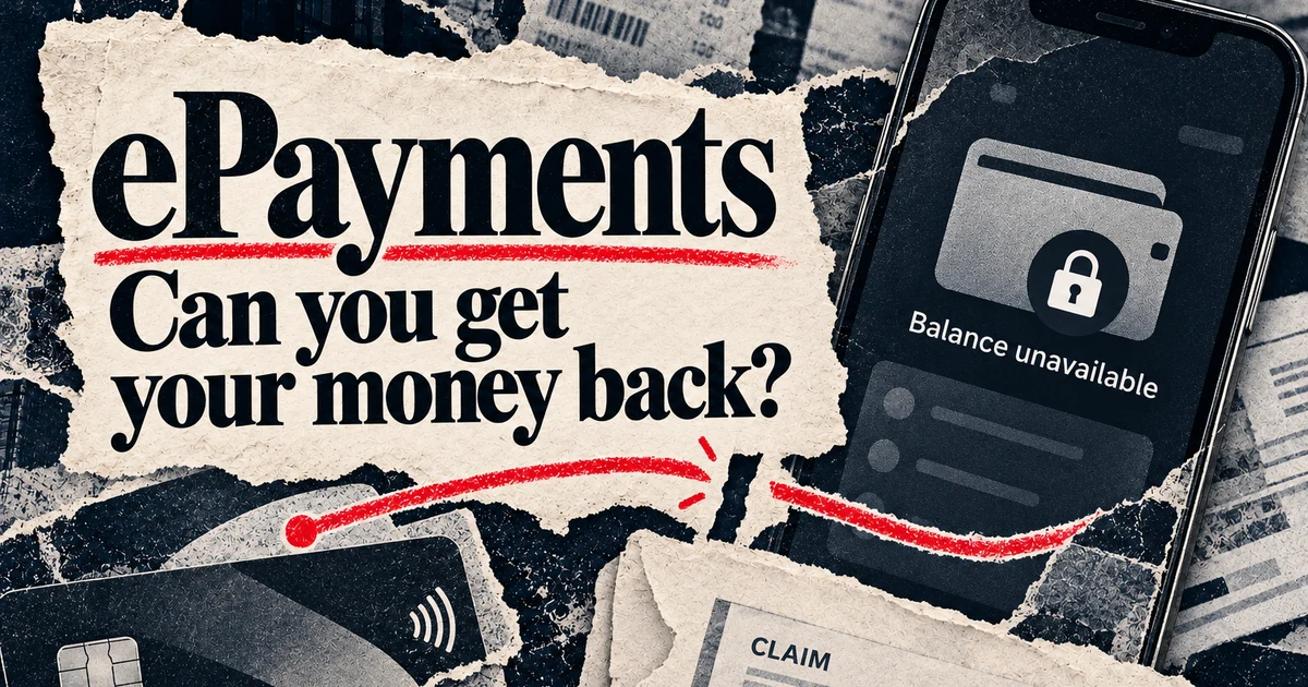 ePayments Administration: Can You Get Your Money Back?