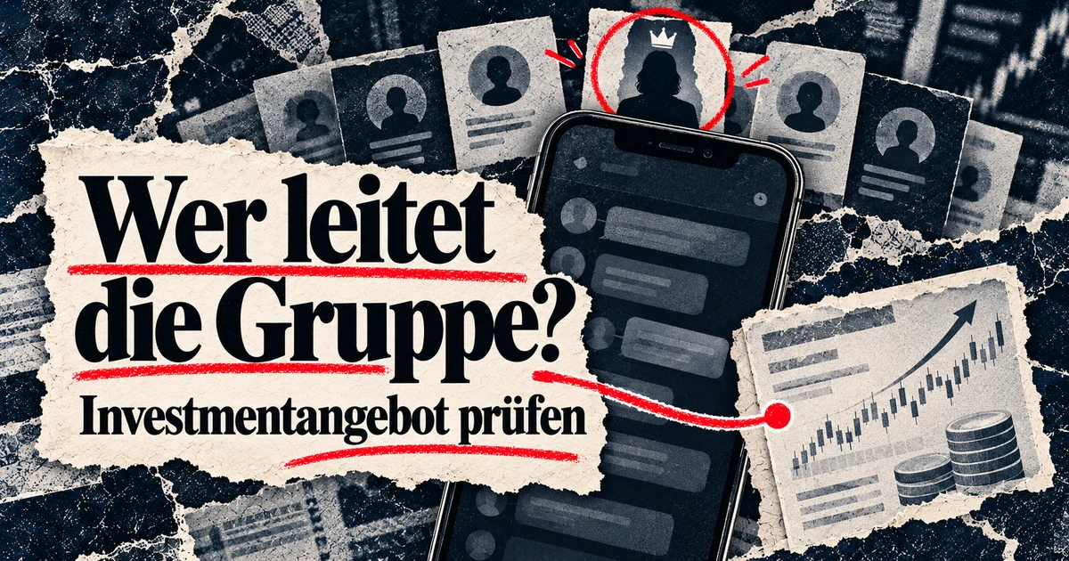 Anlagebetrug über WhatsApp: So prüfen Sie eine Trading-Gruppe