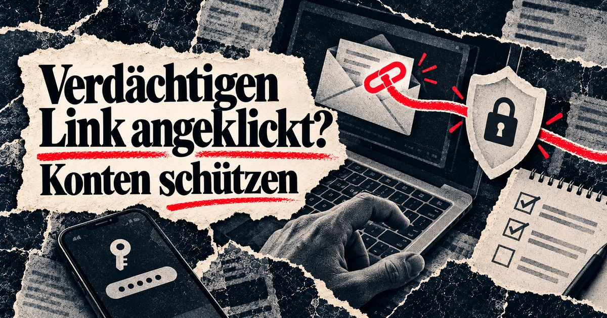 Phishing-Link angeklickt: Was Sie jetzt tun können