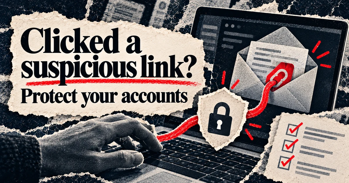 Clicked a phishing link? What to do next