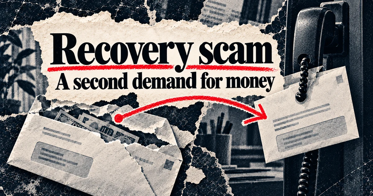Recovery scam