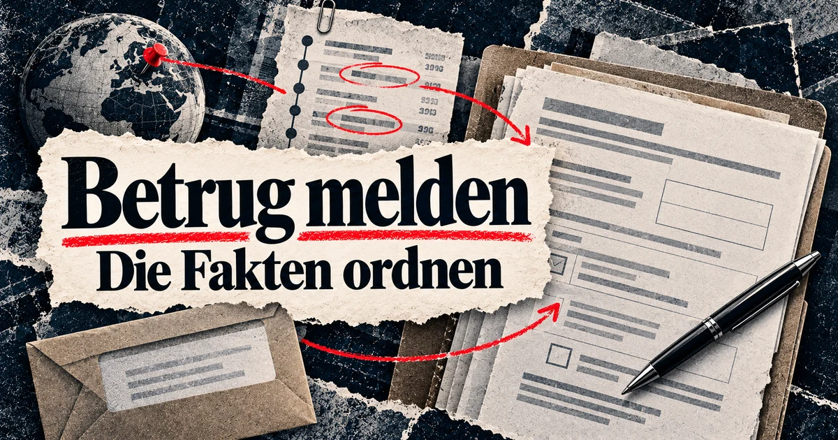 Betrug melden: Wohin gehen und was vorbereiten?