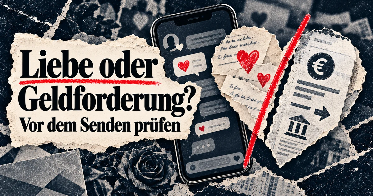 Liebesbetrug im Internet: Warnzeichen und nächste Schritte
