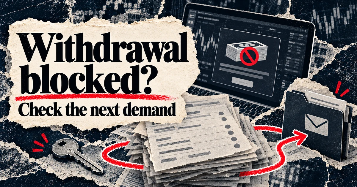 Broker not letting you withdraw? What to do next