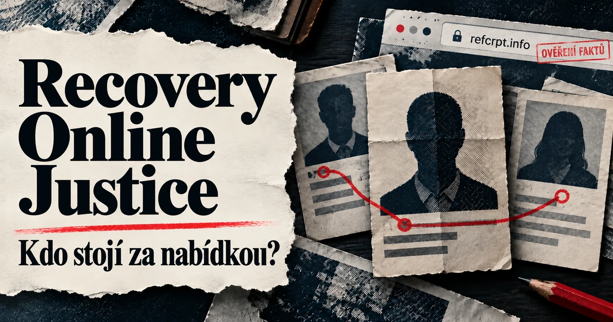 Recovery Online Justice: prověření nabídky vrácení peněz