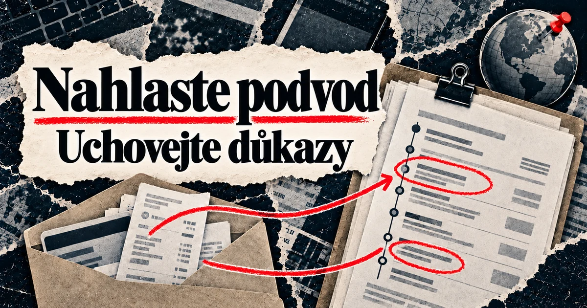 Jak nahlásit investiční podvod: policie, banka a ČNB