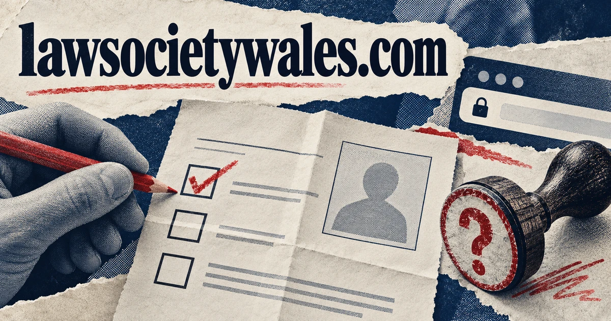 lawsocietywales.com: fake lawyer verification warning