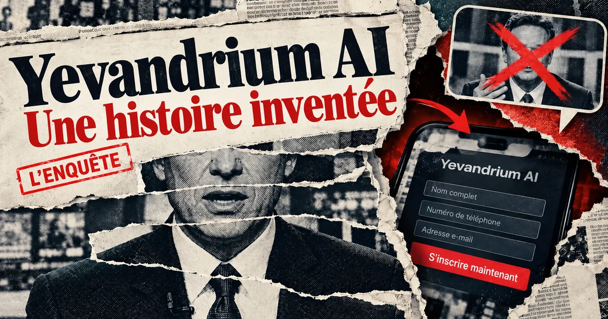 Yevandrium AI : l’avertissement derrière les publicités