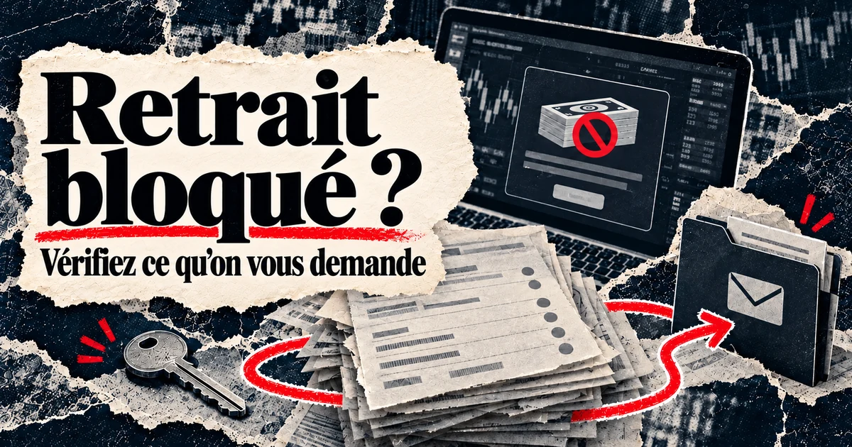 Votre courtier bloque un retrait : que faire ?