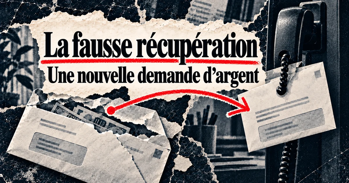 Arnaque à la récupération de fonds