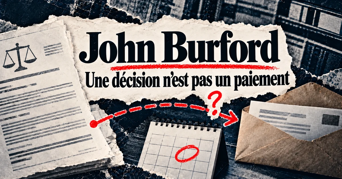 John Burford : une décision de justice de 655 951 £ pour les victimes
