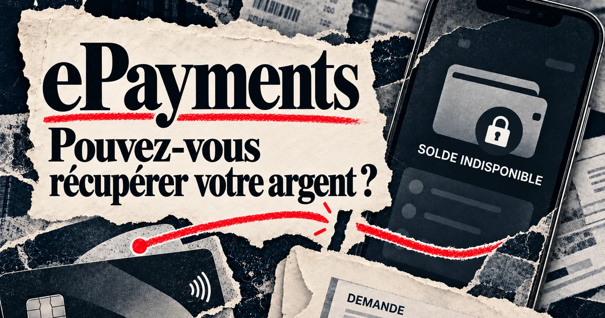 ePayments en administration judiciaire : récupérer votre argent