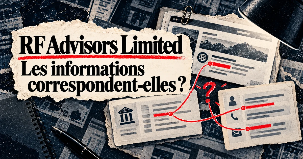 RF Advisors Limited : avertissement de la FMA et autorisation revendiquée