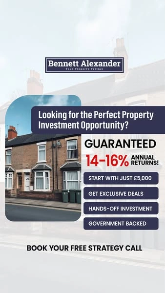 Bennett Alexander Facebook ad: guaranteed property returns?