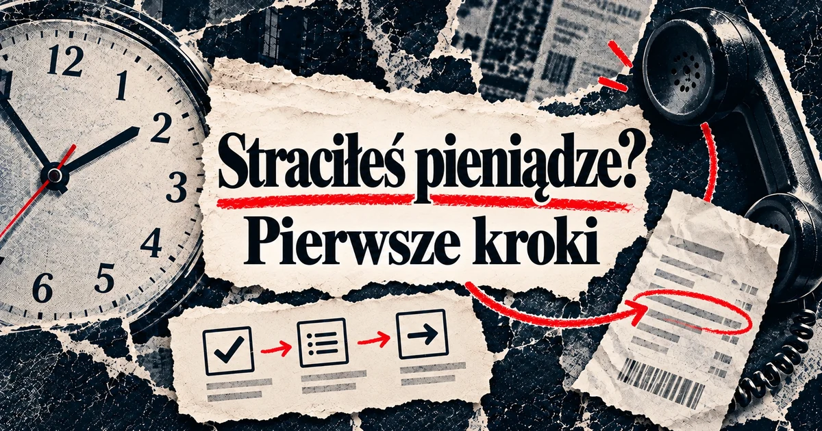 Oszustwo finansowe: co zrobić w pierwszej godzinie?