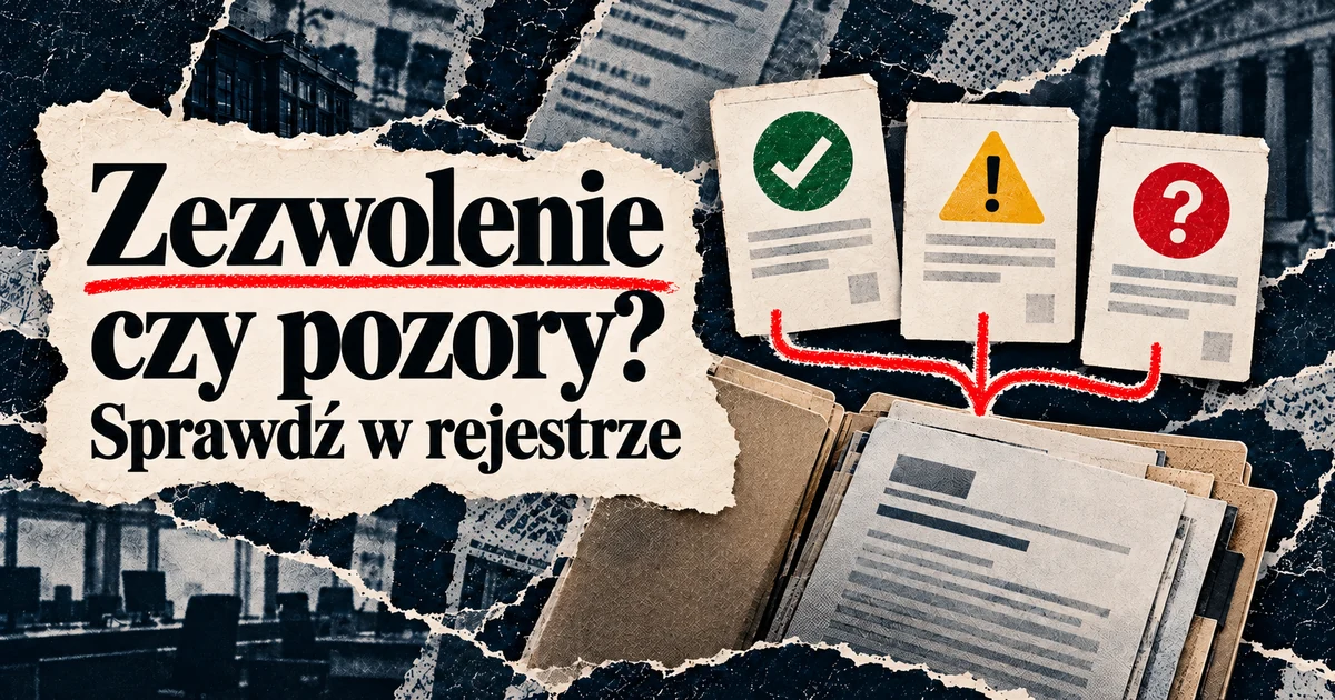Firma z zezwoleniem i bez zezwolenia