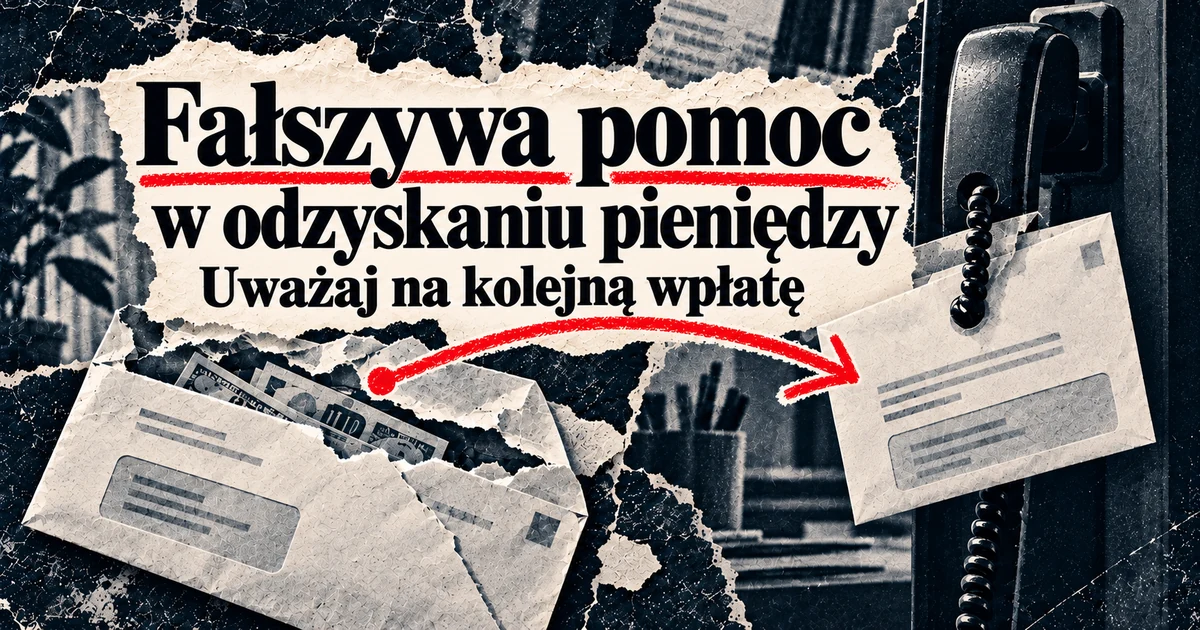 Oszustwo przy odzyskiwaniu pieniędzy