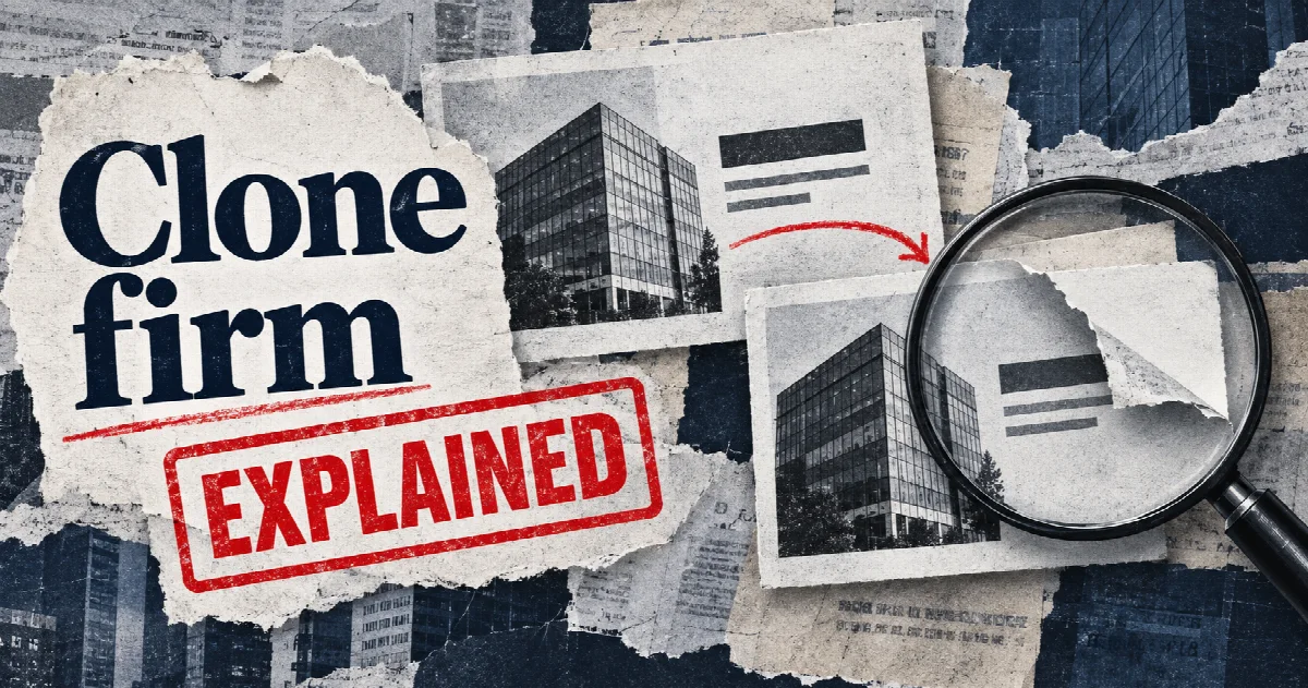 Editorial illustration: Clone firm