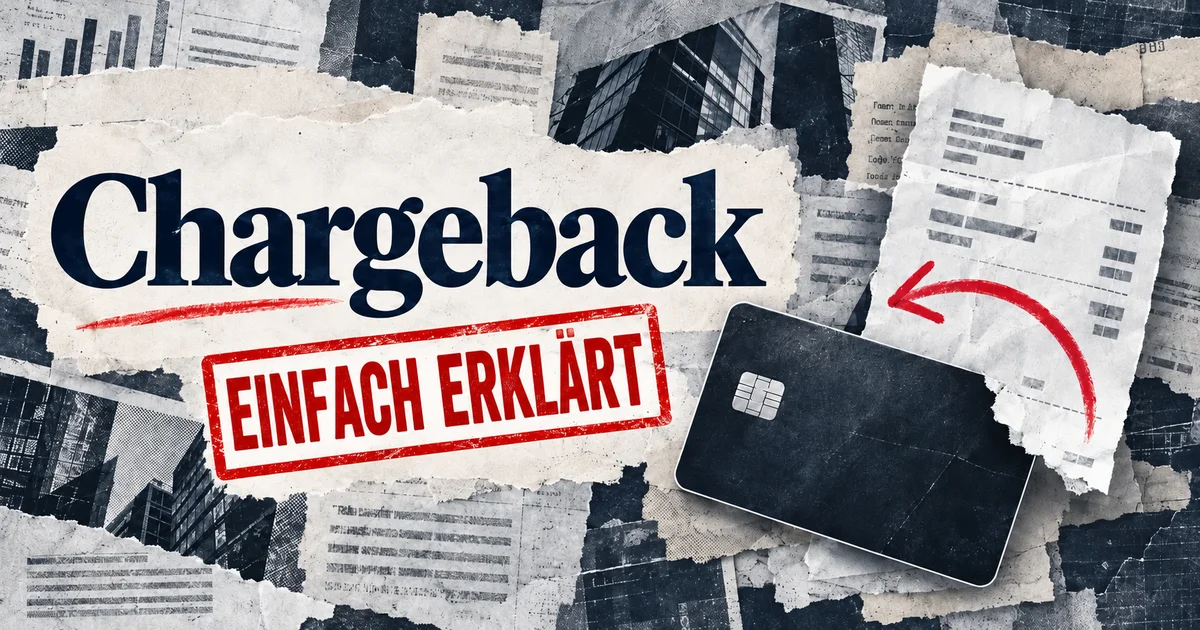 Redaktionelle Illustration: Was ist ein Chargeback bei einer Kartenzahlung?