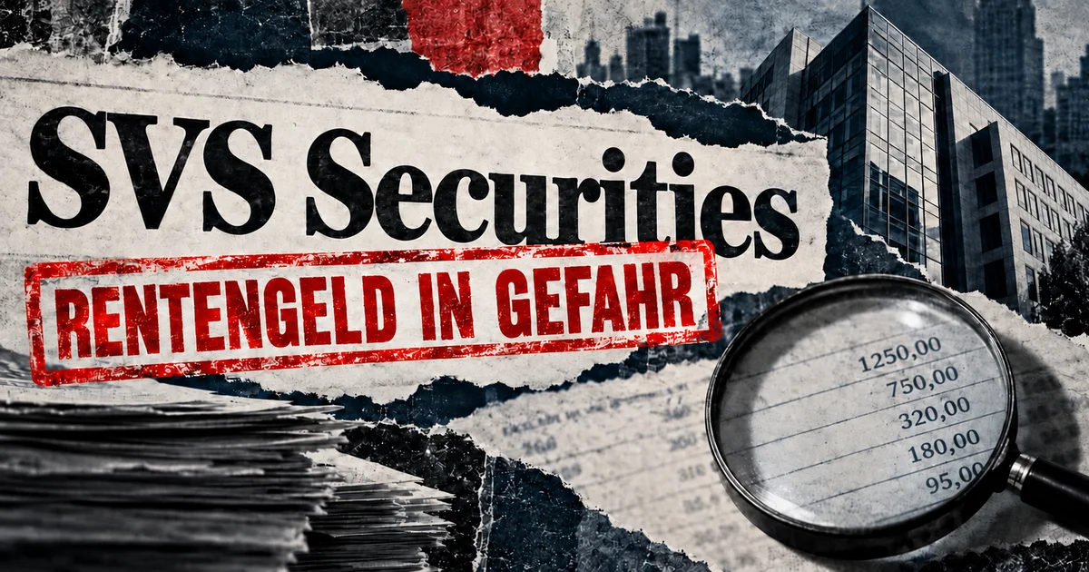 Redaktionelle Illustration: SVS Securities: FCA verhängt Geldbuße und Verbot