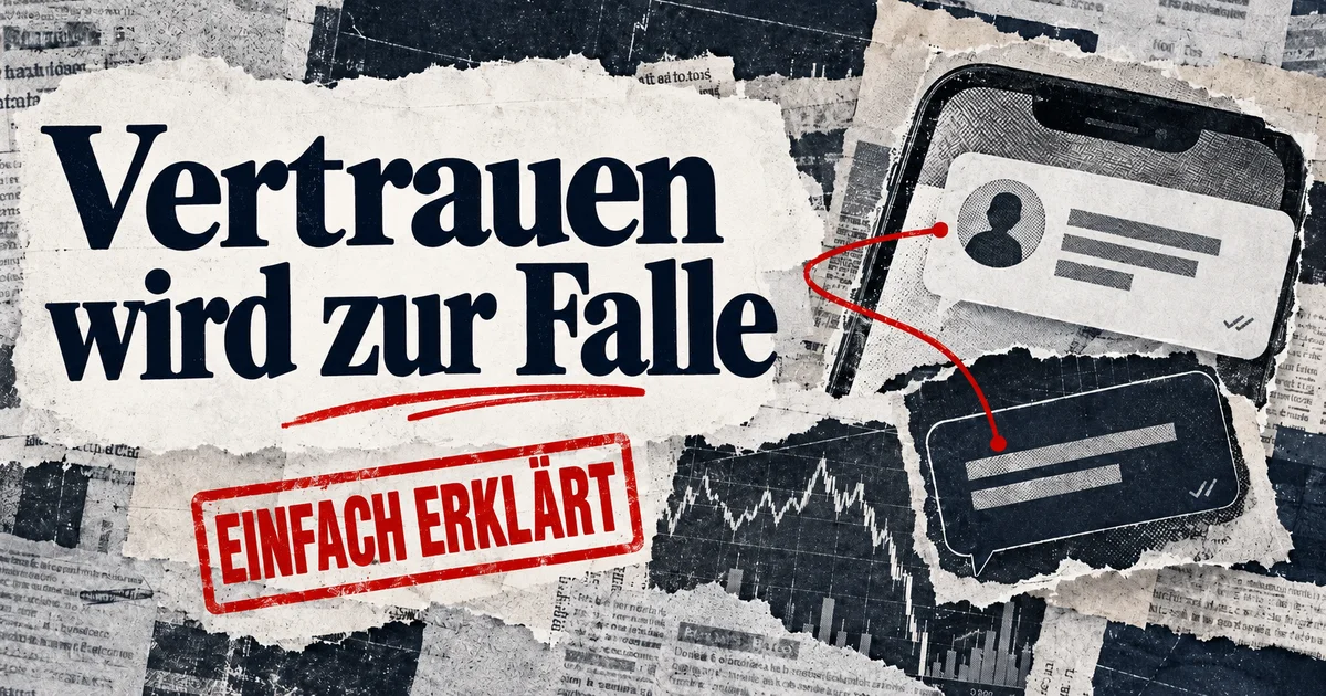 Redaktionelle Illustration: Was ist beziehungsbasierter Anlagebetrug?