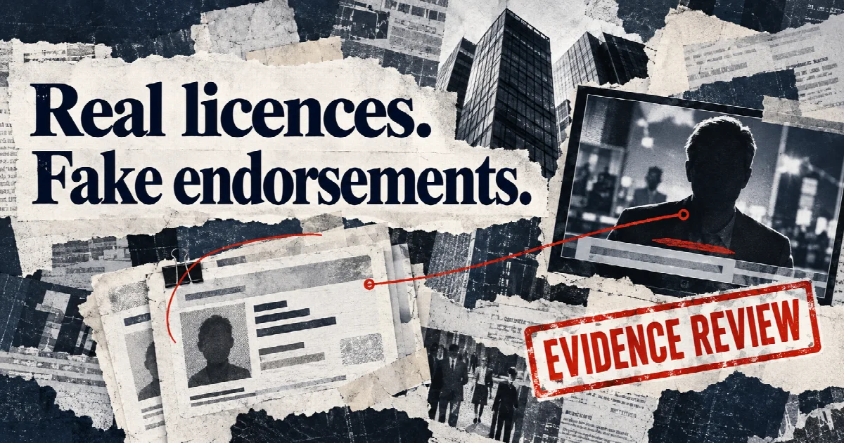 Editorial illustration: iTrader / tradeATF / ET Finance / 24option / Investous