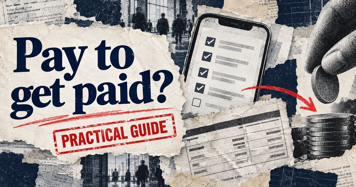 Editorial illustration: WhatsApp and Telegram job scams: checks and next steps