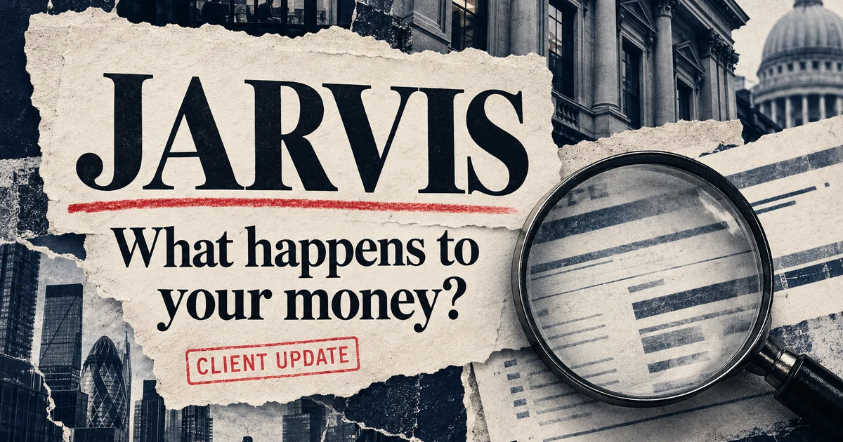 Editorial illustration: Jarvis Investment Management Administration: What Happens to Your Money?