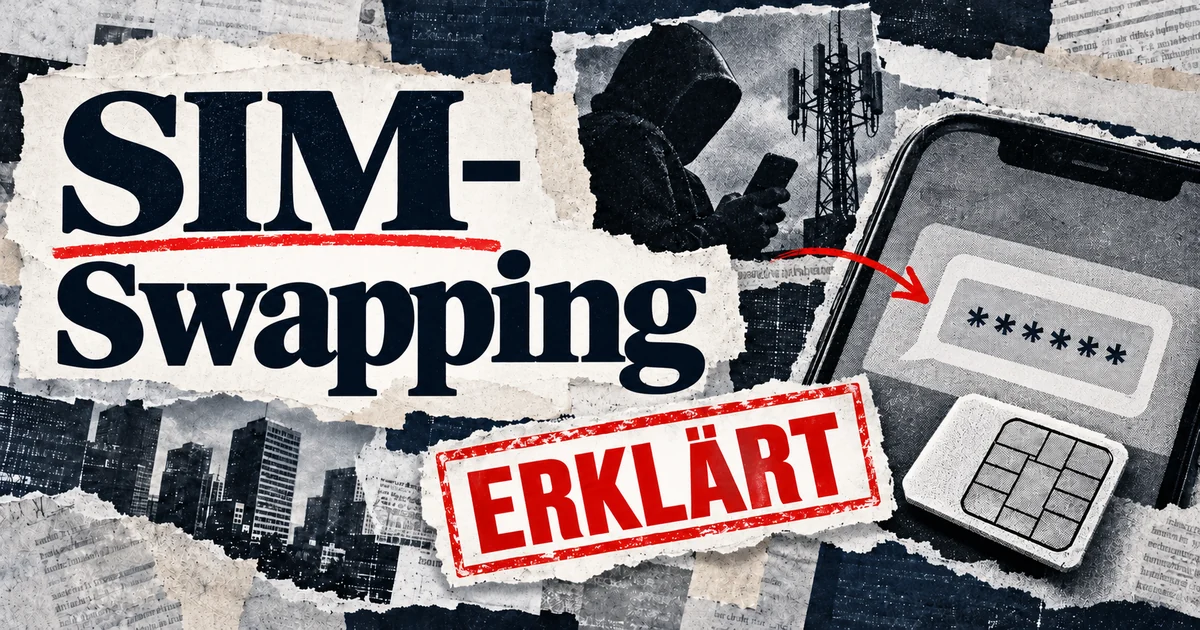Redaktionelle Illustration: Was ist SIM-Swapping? Warnzeichen und erste Schritte