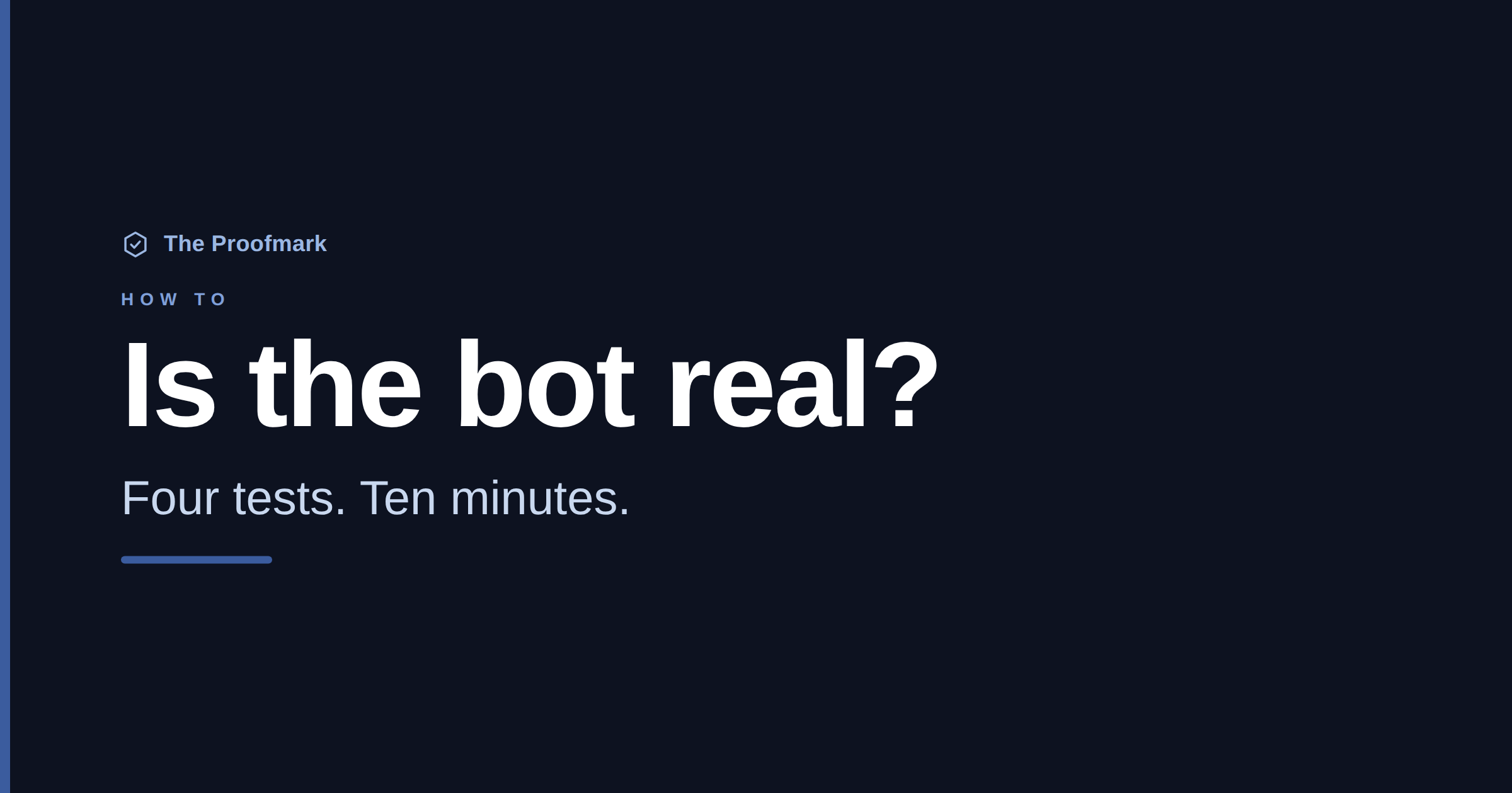 Is that "AI trading bot" real? Four tests